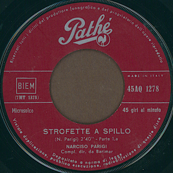 Narciso Parigi - Strofette A Spillo (7")