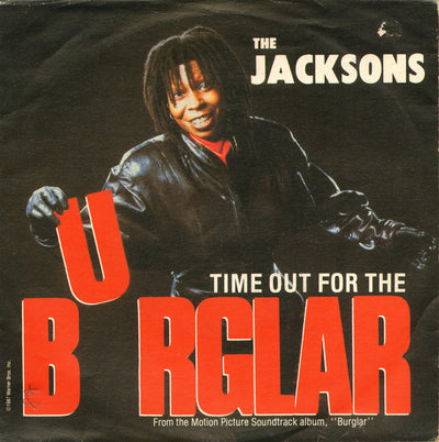 The Jacksons / The Distance - Time Out For The Burglar (7", Single)