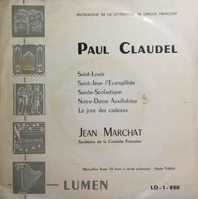 Paul Claudel, Jean Marchat - Saint-Louis (7", EP)