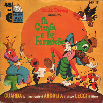 Angela Cicorella - La Cicala E Le Formiche (7", RE, RP)