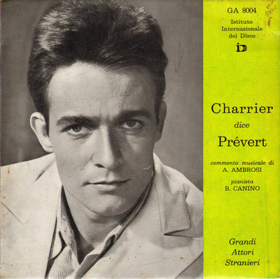 Jacques Charrier, Jacques Prévert - Charrier Dice Prevert (7", EP)