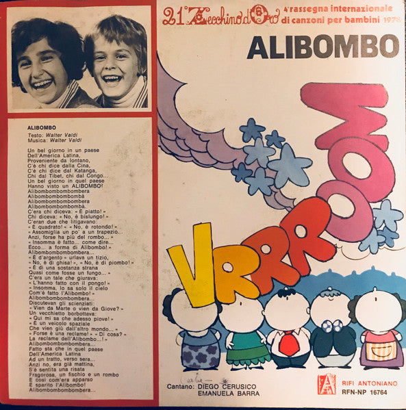Diego Cerusico / Emanuela Barra / Ágnes Szabó - Alibombo / Cecki! Cecki! ...Aih! (7", Single)