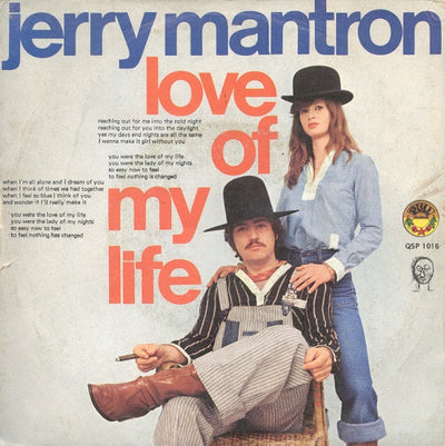 Jerry Mantron - Love Of My Life (7")