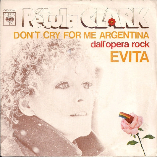 Petula Clark - Don't Cry For Me Argentina (7")