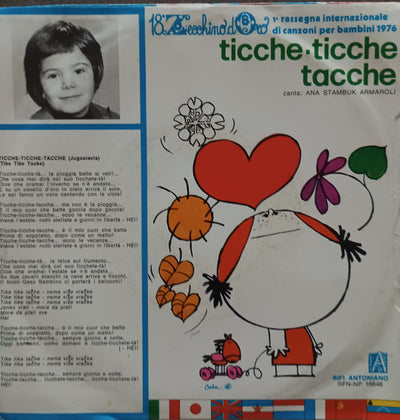 Chiara Oggioni Tiepolo / Ana Stambuk Armaroli - Sette Note Per Una Favoletta / Ticche Ticche Tacche (7")