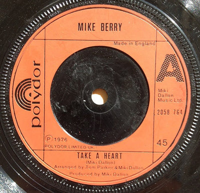 Mike Berry - Take A Heart (7", Single)