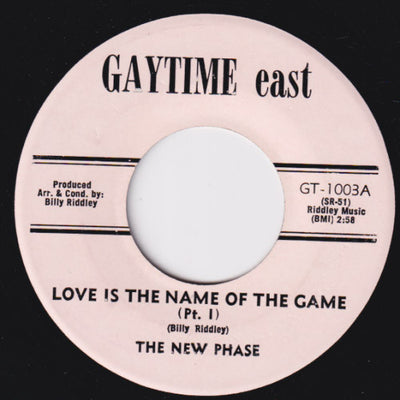 The New Phase - Love Is The Name Of The Game (7")