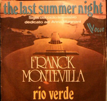 Franck Montevilla - The Last Summer Night (7")