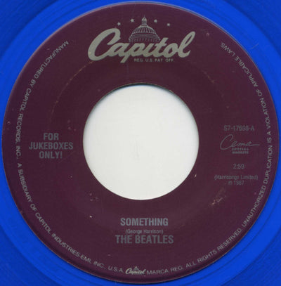 The Beatles - Something / Come Together (7", Single, Jukebox, RE, Blu)