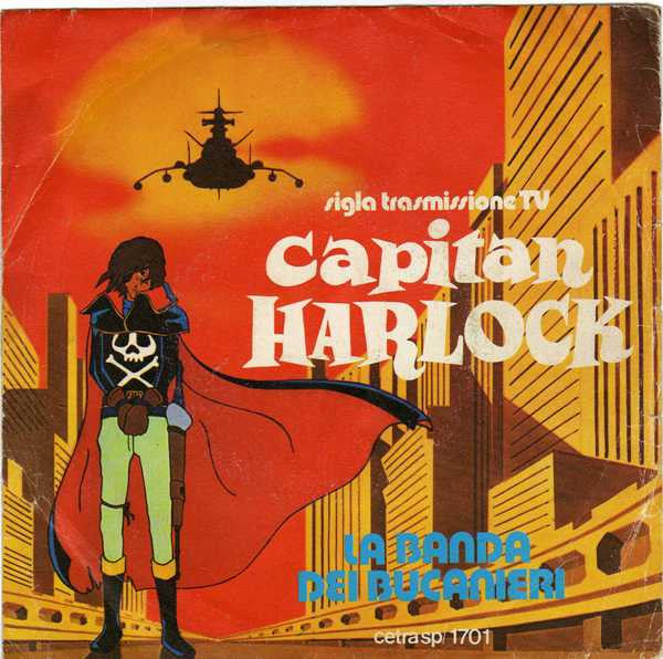 La Banda Dei Bucanieri - Capitan Harlock (7", Blu)