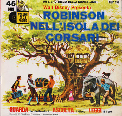 Angela Cicorella - Robinson Nell'Isola Dei Corsari (7")
