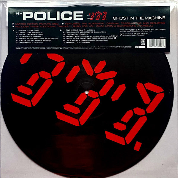 The Police - Ghost In The Machine (Picture LTD, 180gr)