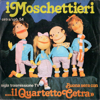 Quartetto Cetra - I Moschettieri (7")