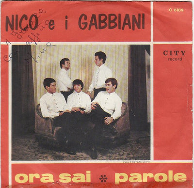 Nico E I Gabbiani - Ora Sai / Parole (7", Good Media)