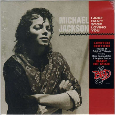 Michael Jackson - I Just Can'T Stop Loving You (LTD, 7")