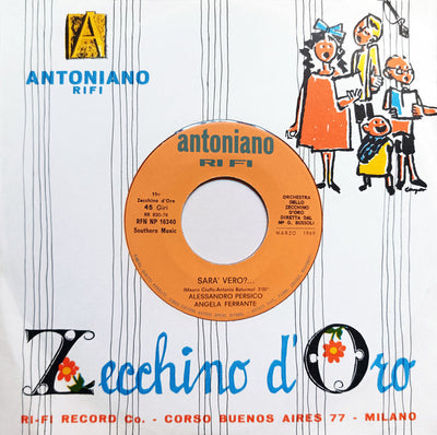 Orchestra Dello Zecchino D'Oro, Alessandro Persico, Angela Ferrante / Daniela Scaglioni - Sarà Vero?... / La Luna È Matta (7")