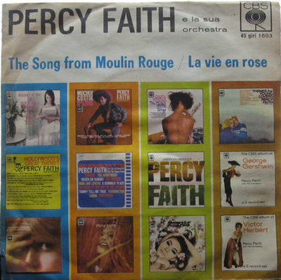 Percy Faith & His Orchestra - The Song From Moulin Rouge / La Vie En Rose (7")