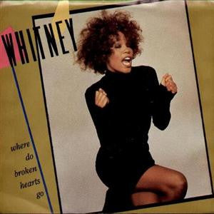 Whitney Houston - Where Do Broken Hearts Go (7", Single)