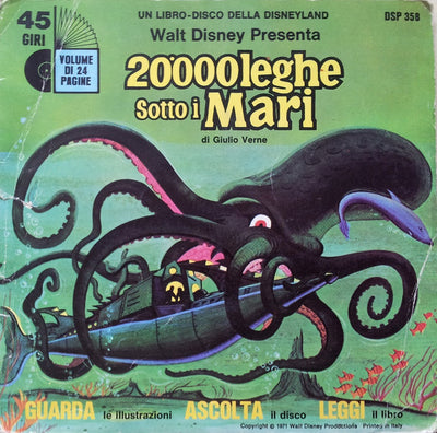 Franco Morgan - 20.000 Leghe Sotto I Mari (7", RP)