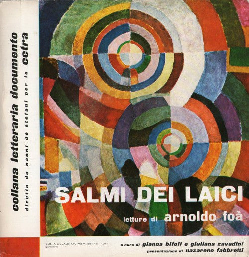 Arnoldo Foà - Salmi Dei Laici (7", EP)