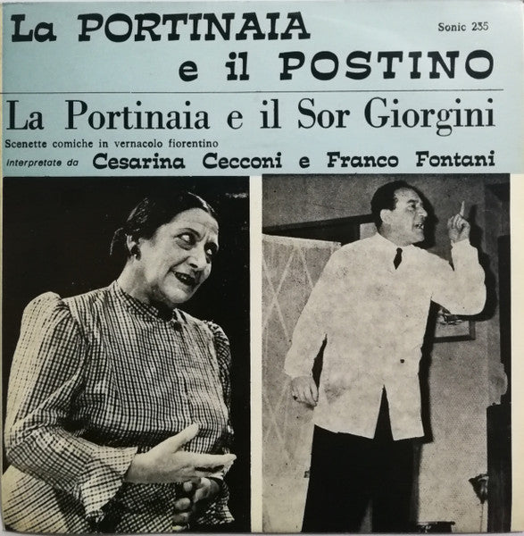 Cesarina Cecconi E Franco Fontani - La Portinaia E Il Postino (7")