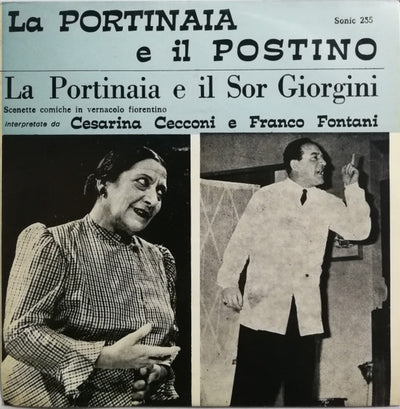 Cesarina Cecconi E Franco Fontani - La Portinaia E Il Postino (7")