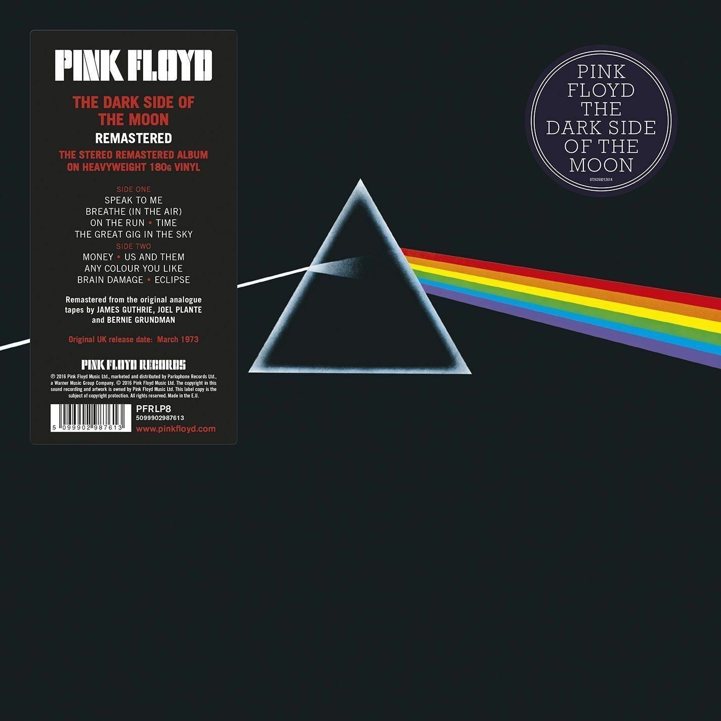 Pink Floyd - The Dark Side Of The Moon (30Th Ann, 2003, 180gr)