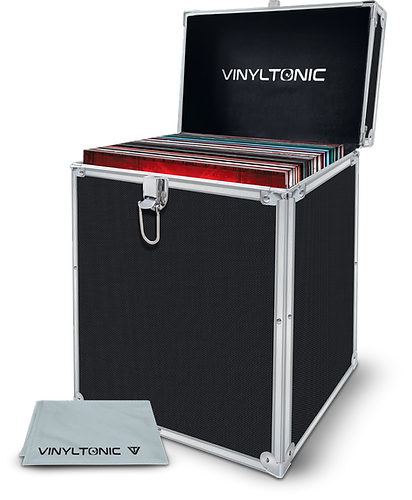 Vinyl Tonic - Custodia per Vinili 12" Con Panno in Microfibra