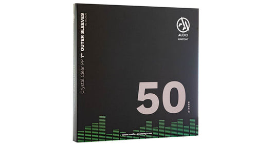 Confezione da 50 Buste Trasparenti per Vinili 33 Giri 12" (32,5 x 32,5 cm) (Audio Anatomy)