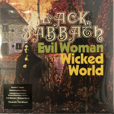 Black Sabbath - Evil Woman / Wicked World / Paranoid / The Wizard (LTD, RSD 2020, 2x7")
