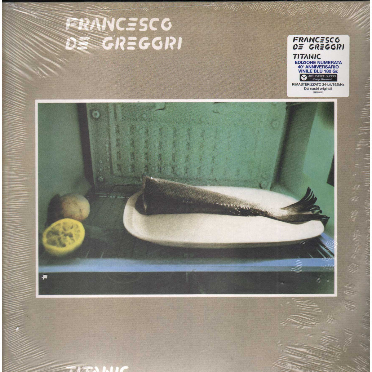 Francesco De Gregori - Titanic (Blu Trasparente, Numerato, 180gr)