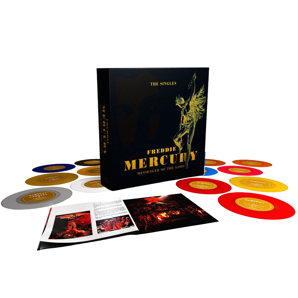Freddie Mercury - Messenger Of The Gods, The Singles (BOX, 13x7", Coloured)