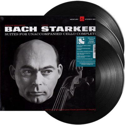 Johann Sebastian Bach/Janos Starker - Suites For Unaccompanied Cello Complete (BOX, 3LP, 180gr)