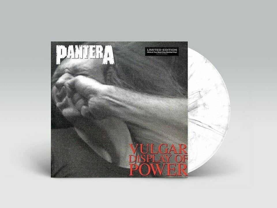 Pantera - Vulgar Display Of Power (LTD, White & True Metal Grey Marbled, 180gr)