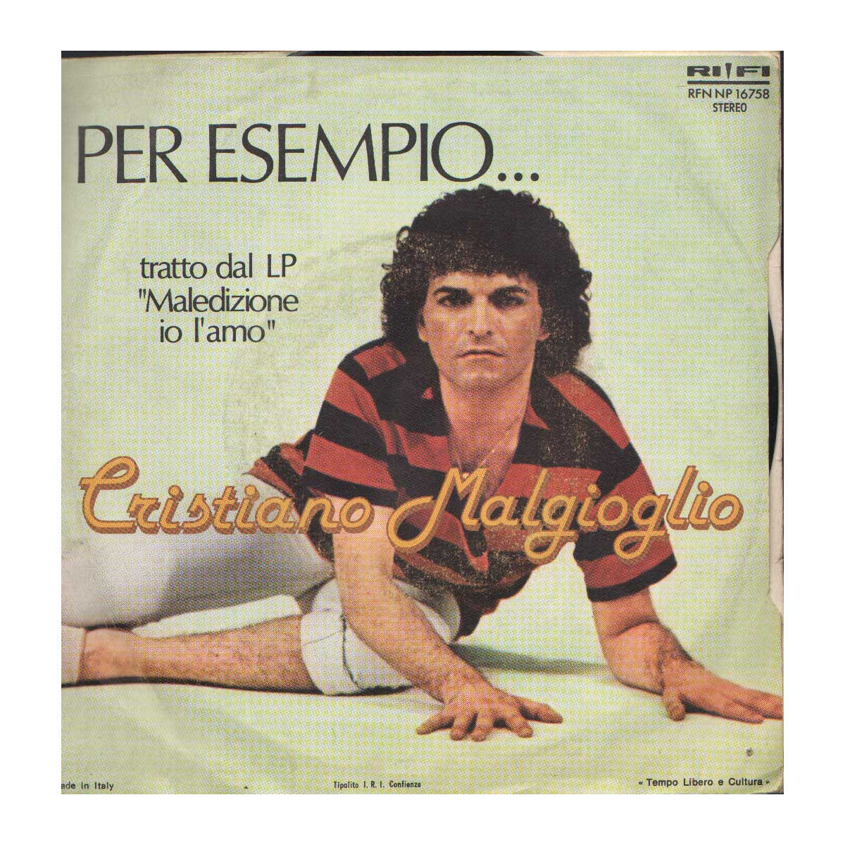 Cristiano Malgioglio - È Questione D'Amore (7")