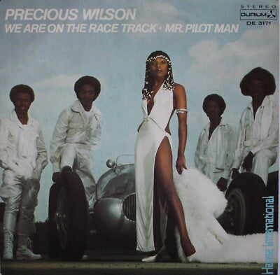 Precious Wilson - We Are On The Race Track / Mr. Pilot Man (7")