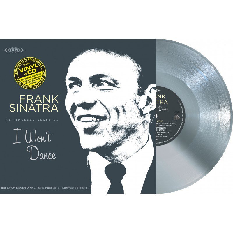 Frank Sinatra - I Won't Dance, 18 Timeless Classics (RSD 2019, LP, Silver, CD, 180gr)