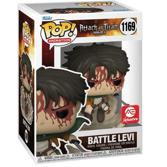 Attack On Titan: Funko Pop! Animation - Battle Levi (Vinyl Figure 1169)