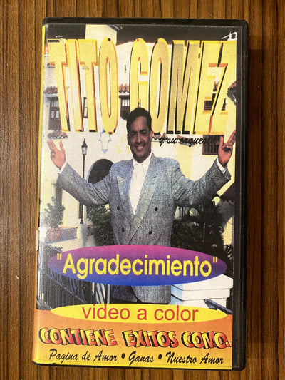Tito Gomez - Agradecimiento (VHS, NTSC)