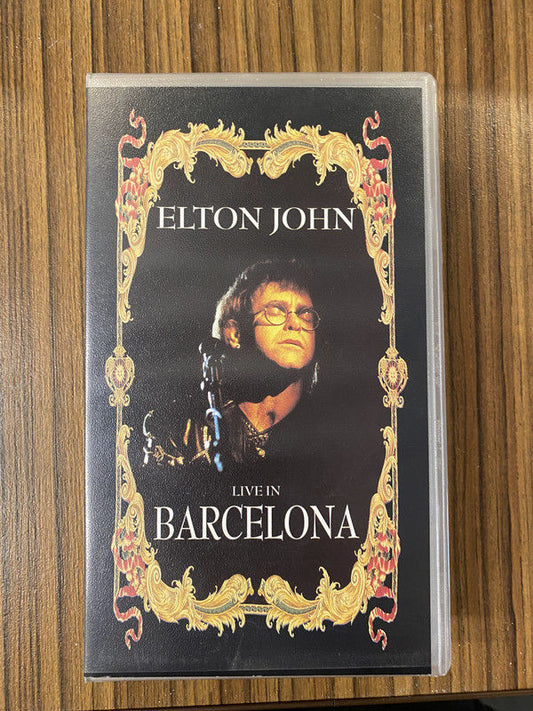 Elton John - Live In Barcelona (VHS, Album, PAL)