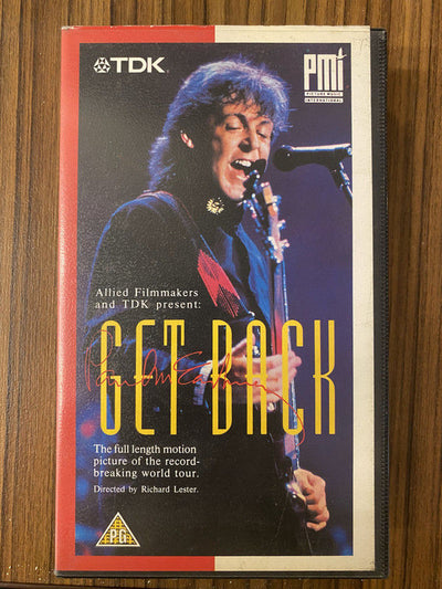 Paul McCartney - Get Back (VHS, PAL)
