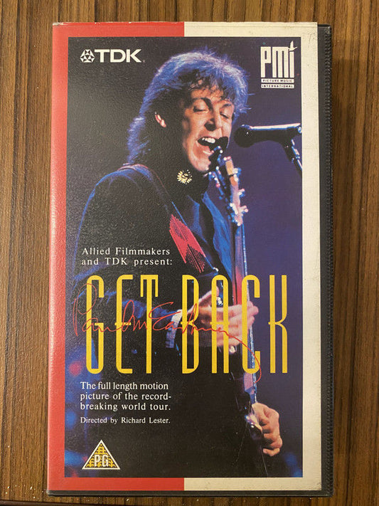 Paul McCartney - Get Back (VHS, PAL)