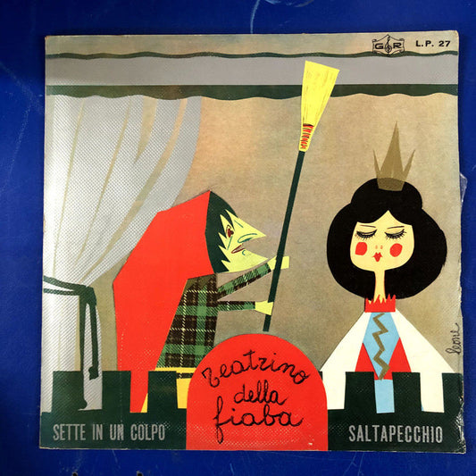 Various - Teatrino Della Fiaba, Sette In Un Colpo/Saltapecchio (LP)