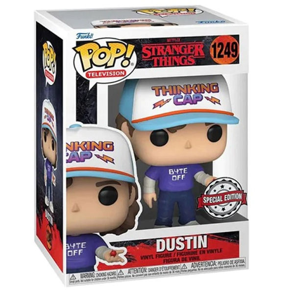 Stranger Things 4: Funko Pop! Television - Dustin W/Byte Off Shirt