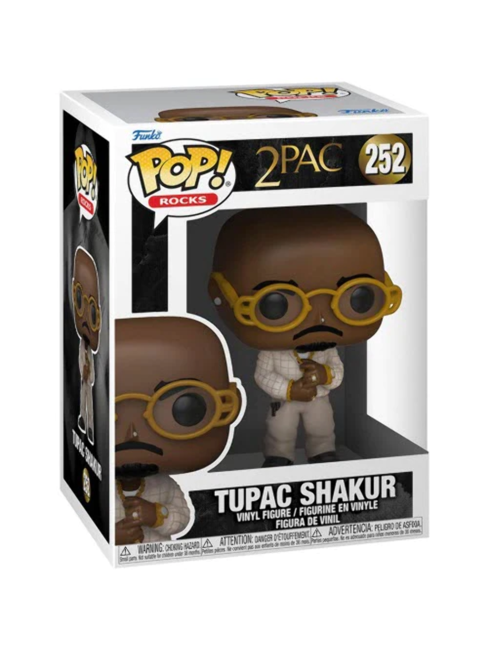 Tupac: Funko Pop! Rocks - 2Pac - Tupac Shakur (Vinyl Figure 252)