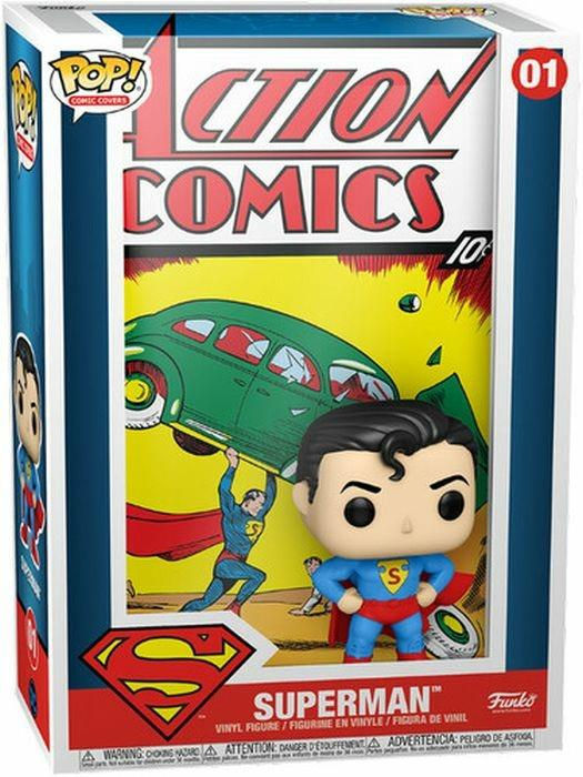 Dc Comics: Funko Pop! Comic Covers - Superman (Vinyl Figure 01)