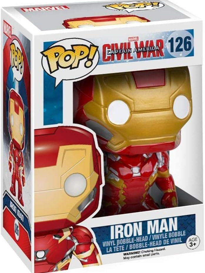 Marvel: Funko Pop! - Captain America: Civil War - Iron Man (Vinyl Figure 126)