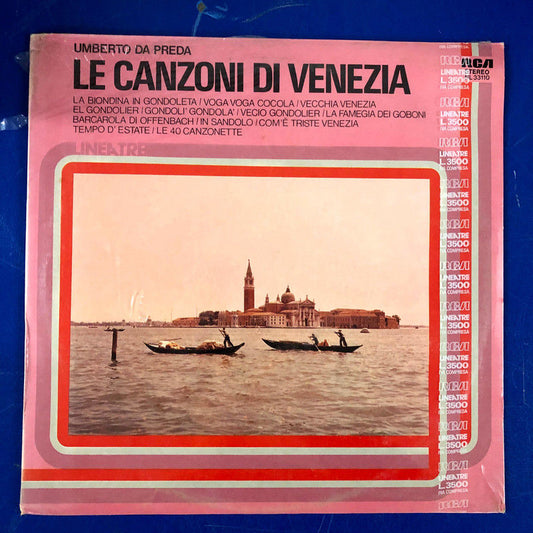 Umberto Da Preda - Le Canzoni Di Venezia (LP, Comp)