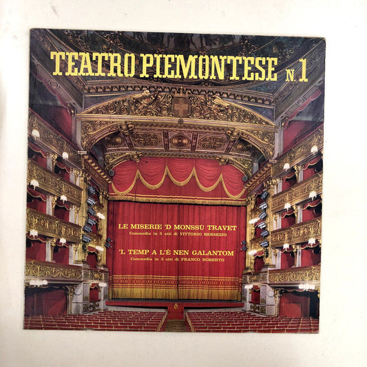 Various - Teatro Piemontese N.1 Le Miserie 'D Monssù Travet (LP, Album)