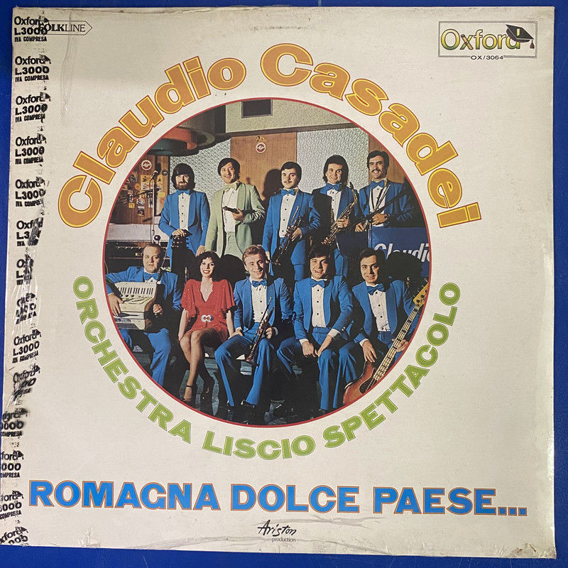 Orchestra Liscio Spettacolo Claudio Casadei - Romagna Dolce Paese... (LP, Album)